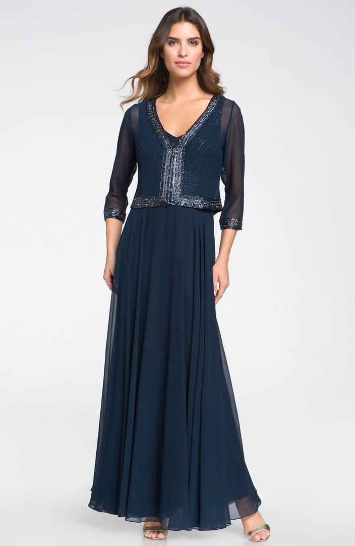 J Kara Embellished Dress & Jacket | Nordstrom