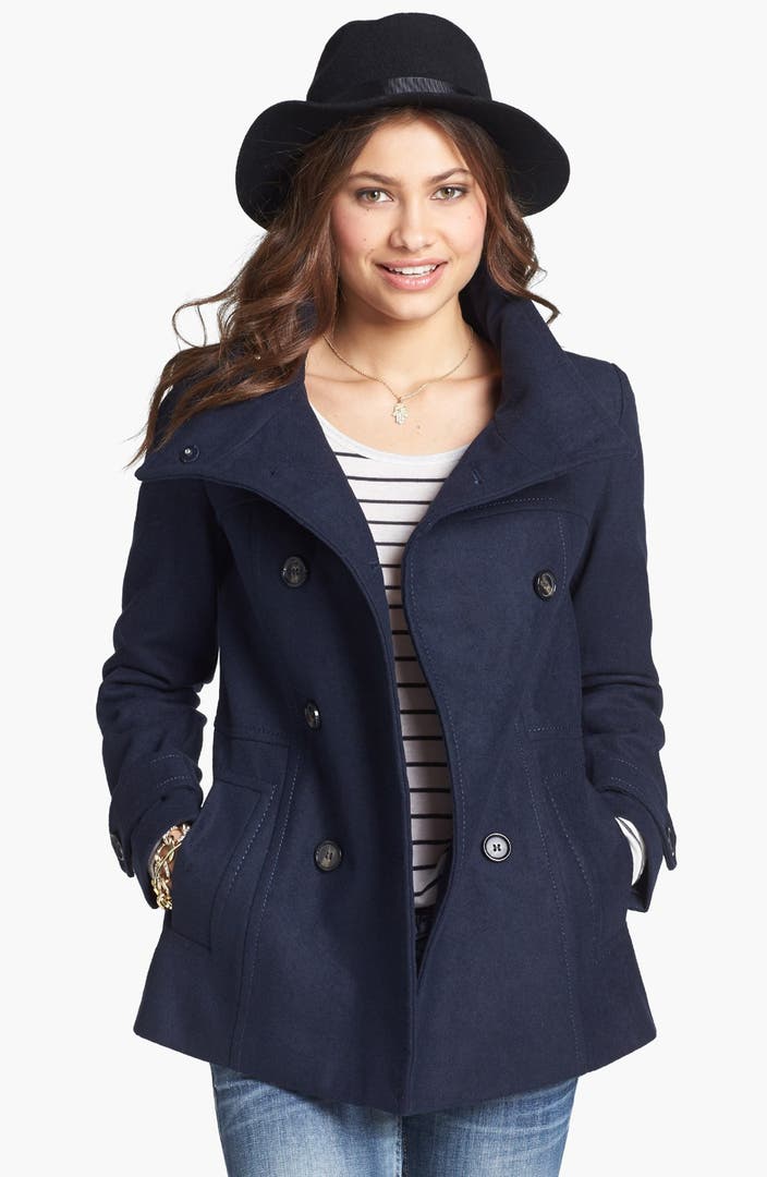 Thread & Supply Double Breasted Peacoat (Online Only) | Nordstrom