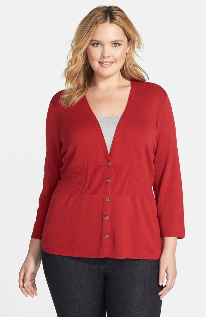 NIC+ZOE 'Back of the Chair' Cardigan (Plus Size) | Nordstrom
