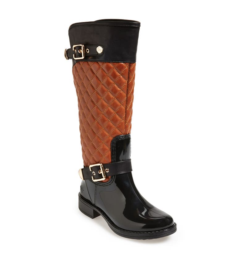 Posh Wellies 'Peacon' Quilted Tall Rain Boot (Women) | Nordstrom