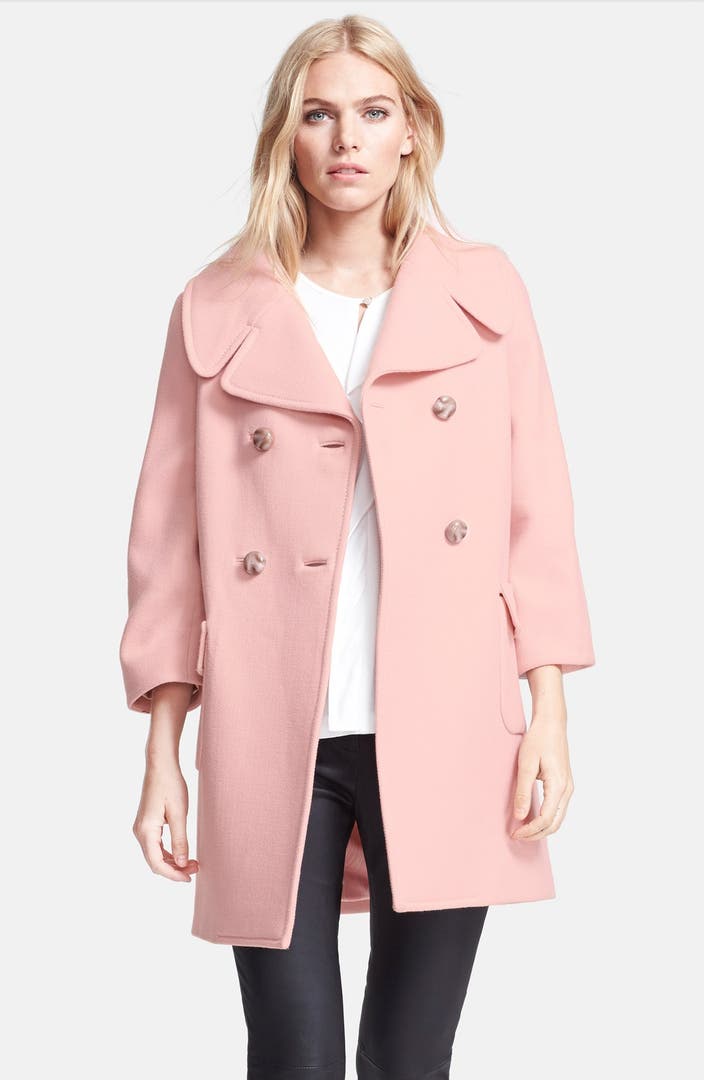 kate spade new york 'jacques' double breasted wool coat | Nordstrom