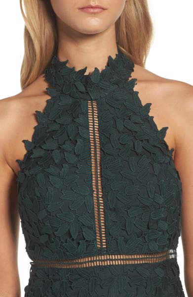 Main Image - Bardot 'Gemma' Halter Lace Sheath Dress