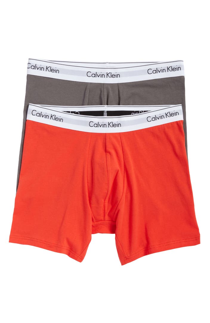 Calvin Klein Modern Assorted 2-Pack Stretch Cotton Boxer Briefs | Nordstrom