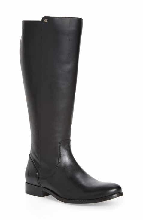 women's black riding boots | Nordstrom