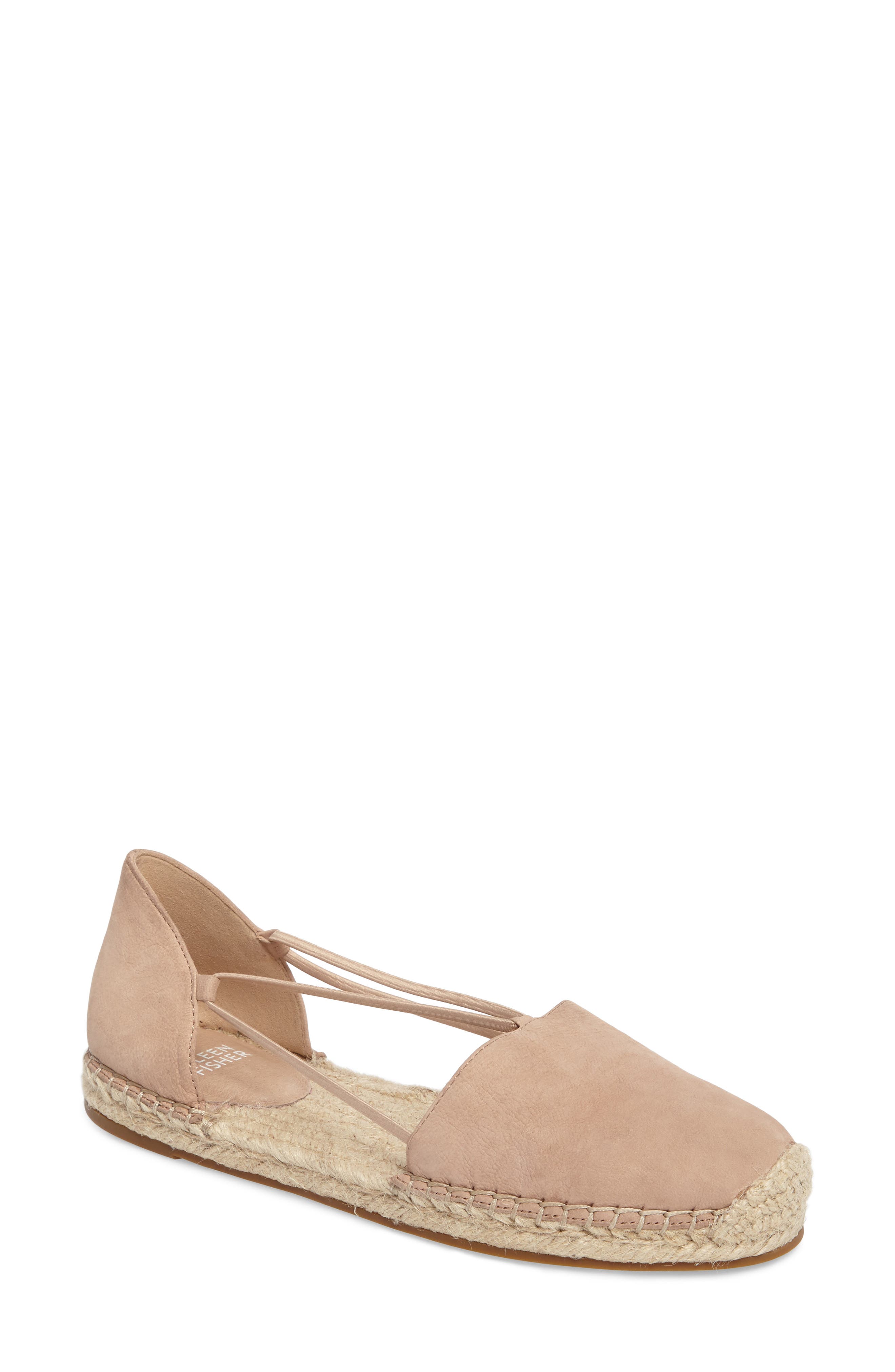 Lace Strappy Espadrille Flats 