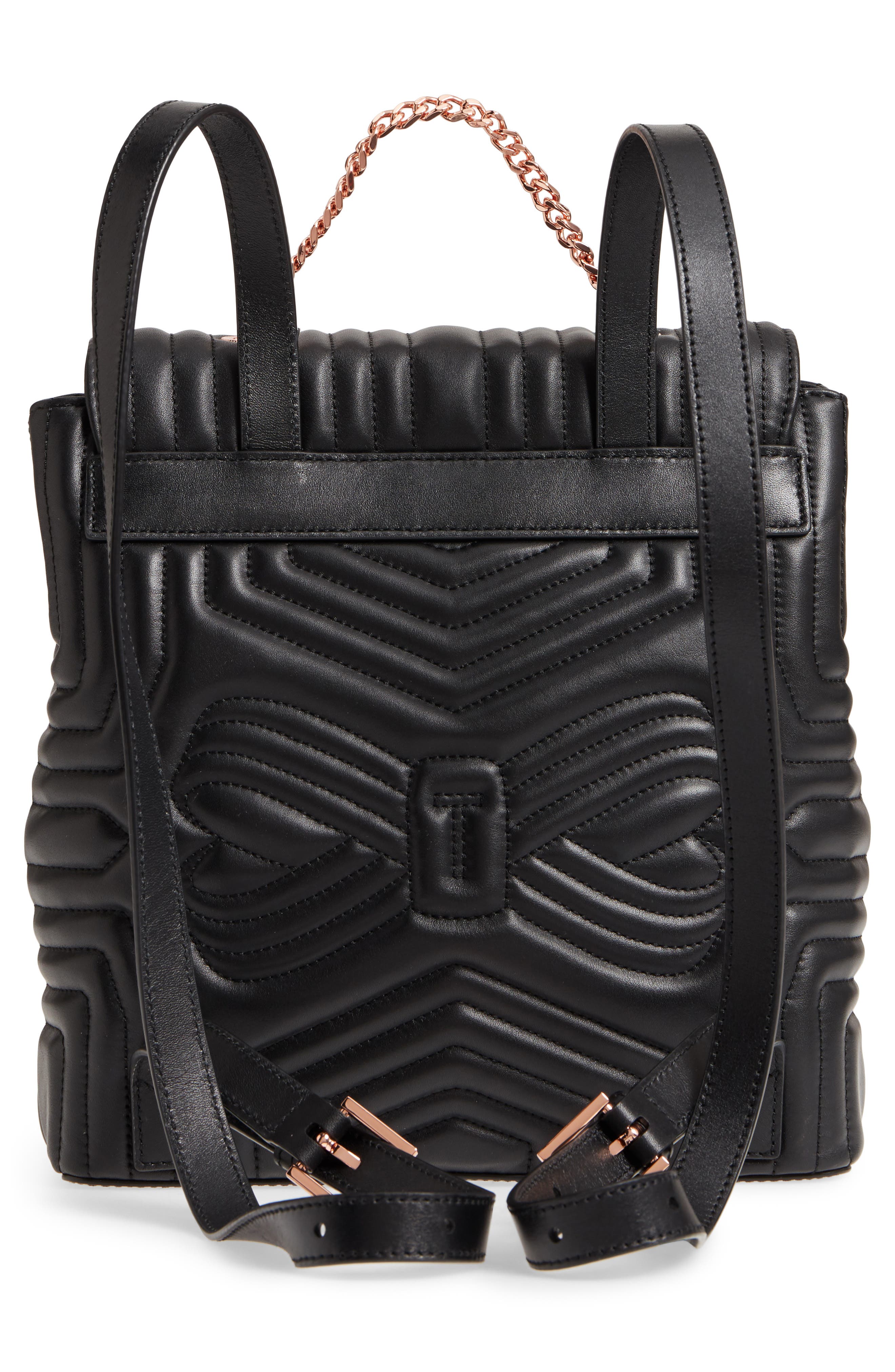 ted baker quilted bow backpack