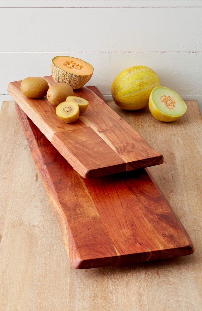Large Acacia Wood Tray,
                        Alternate,
                        color, Brown