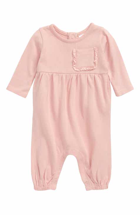 Baby Girl Rompers & One-Pieces: Ruffle, Woven & Print | Nordstrom