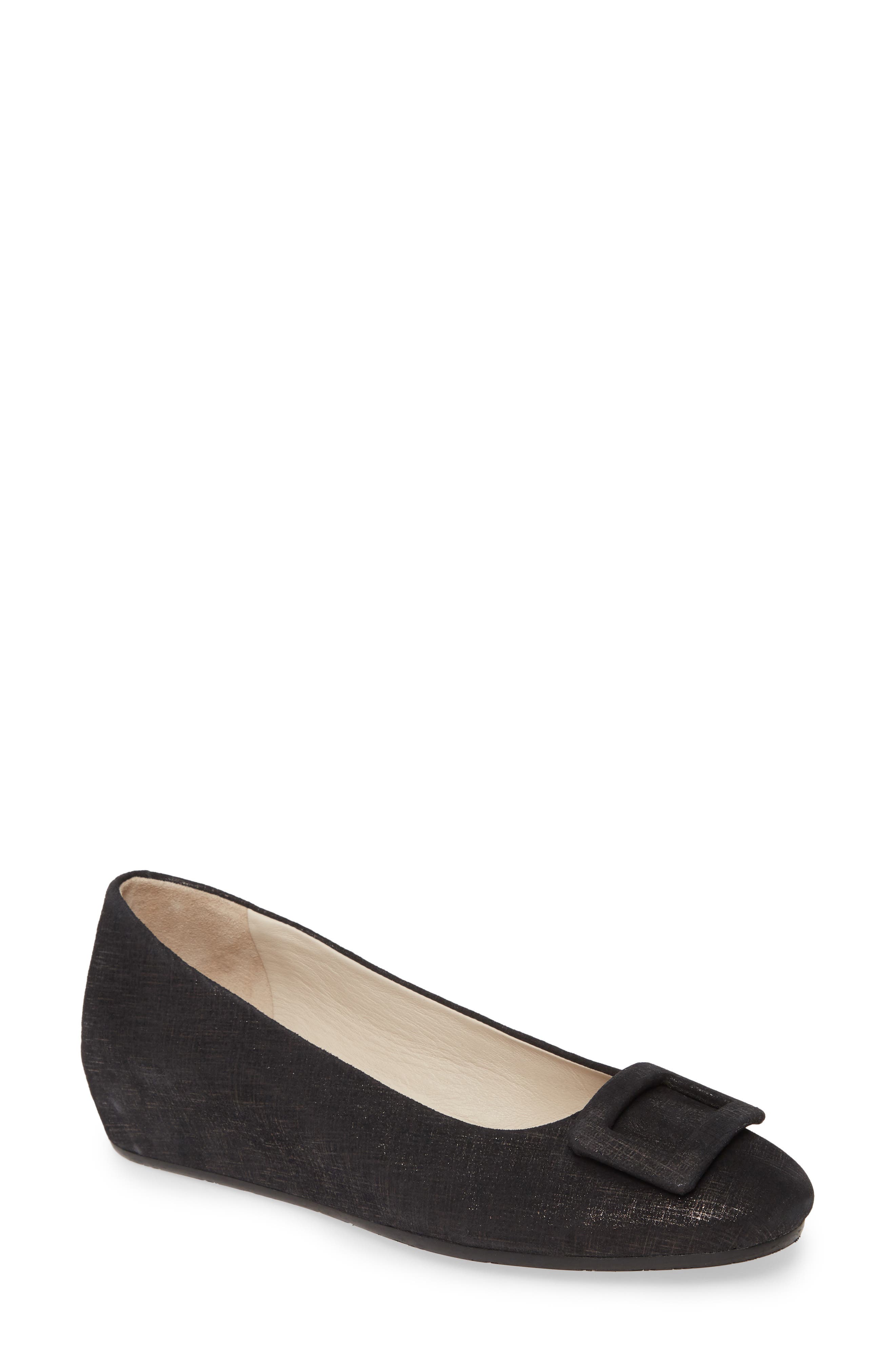 nordstrom womens black flats