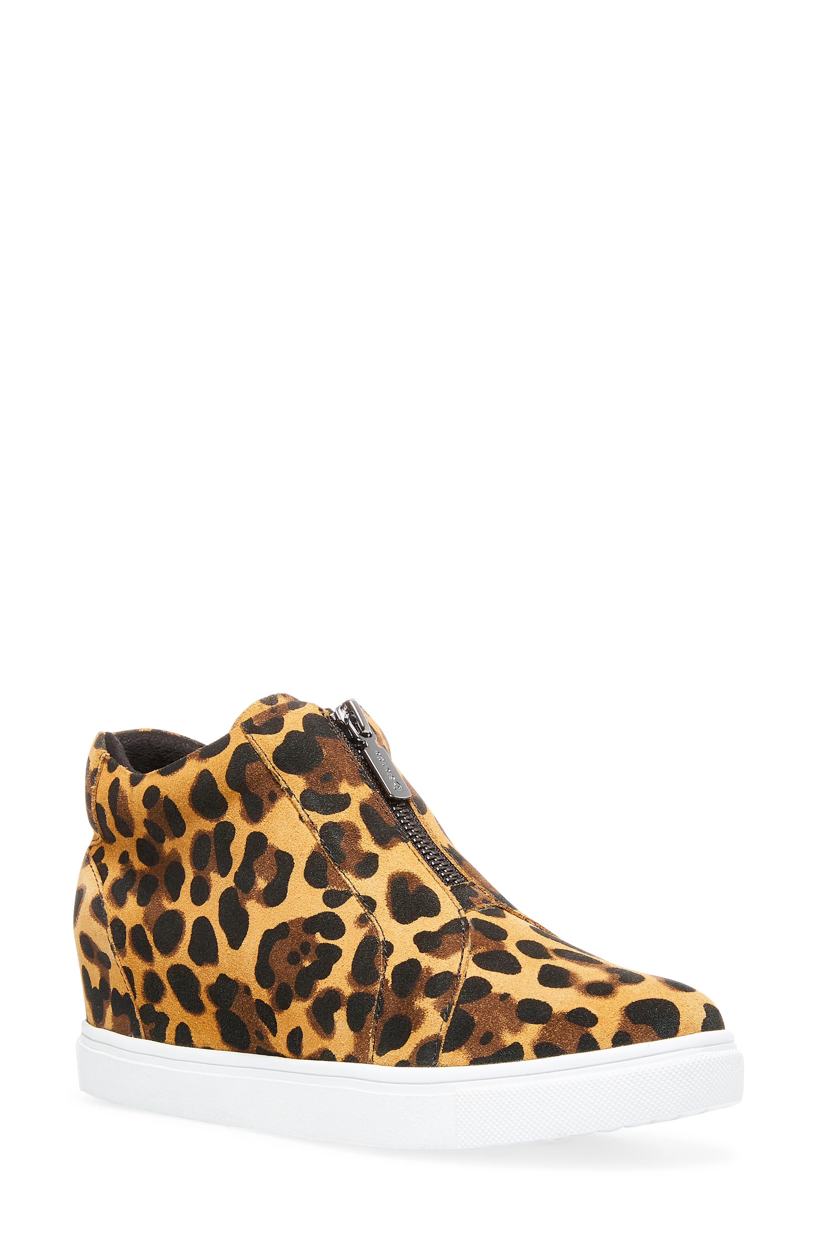 blondo leopard wedge sneakers