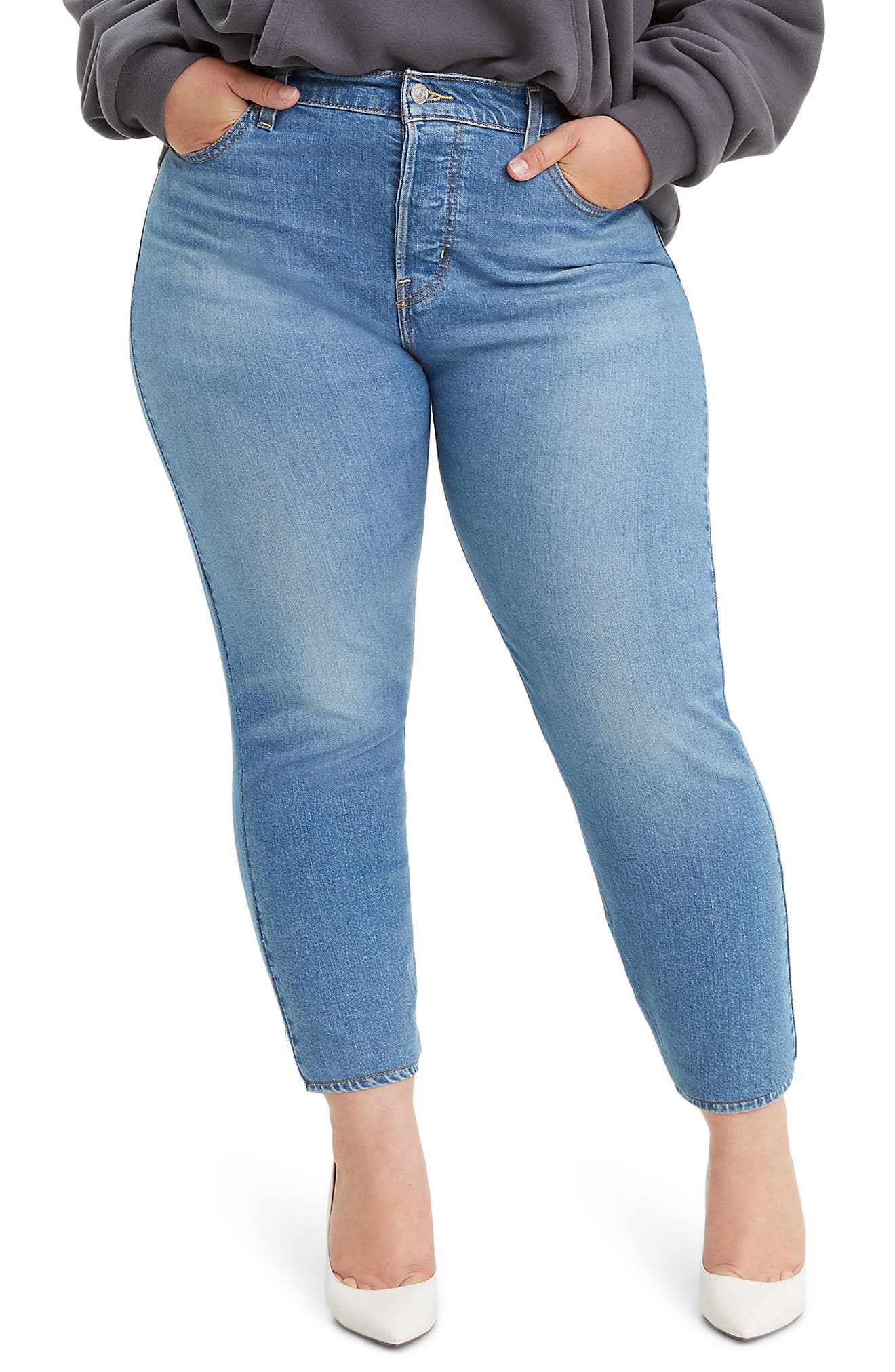 plus size ankle jeggings