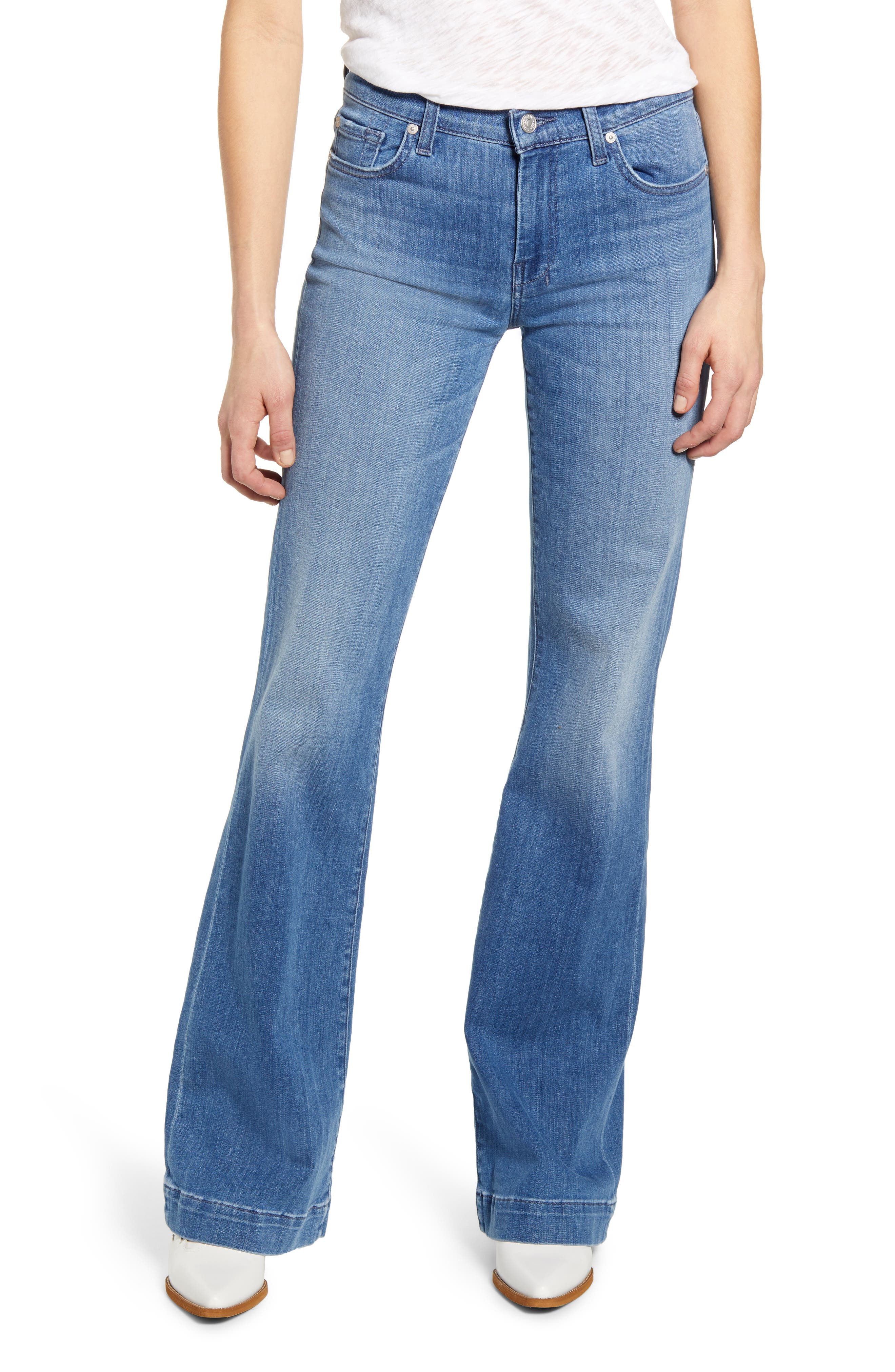 low rise flare jeans womens