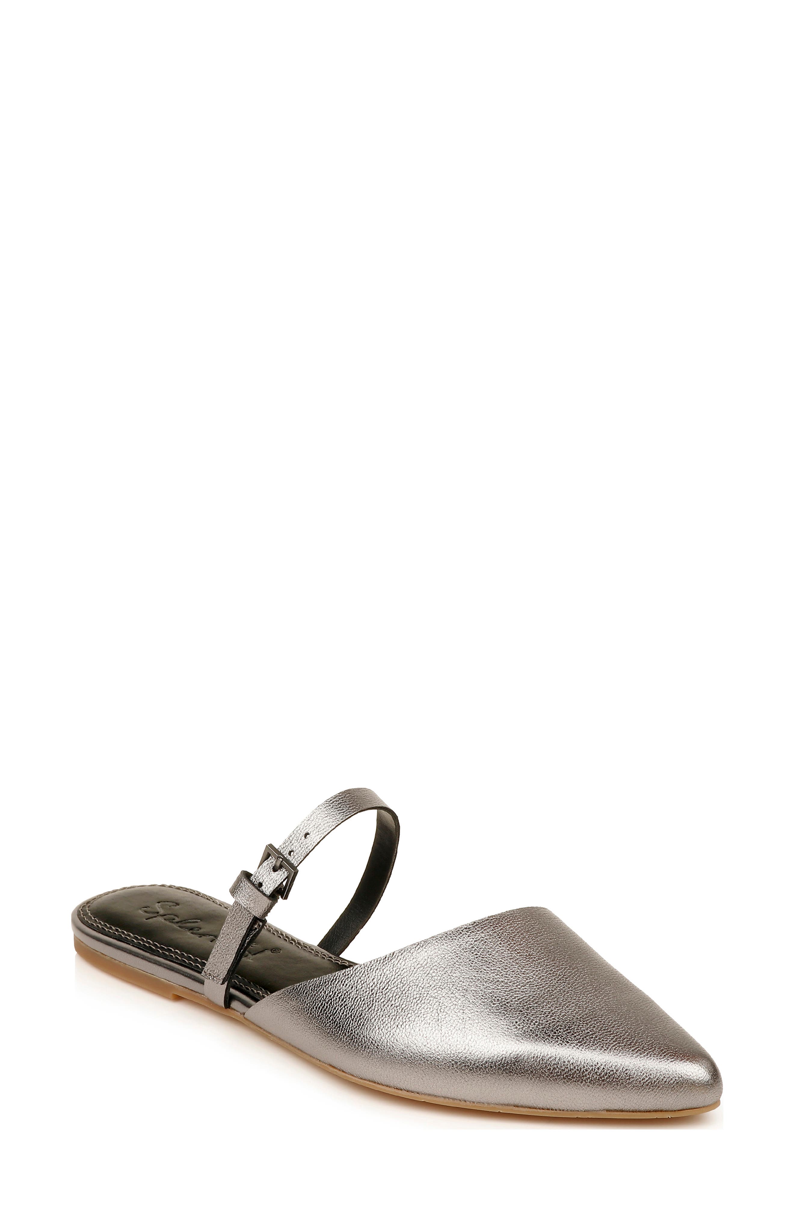 silver mules nordstrom