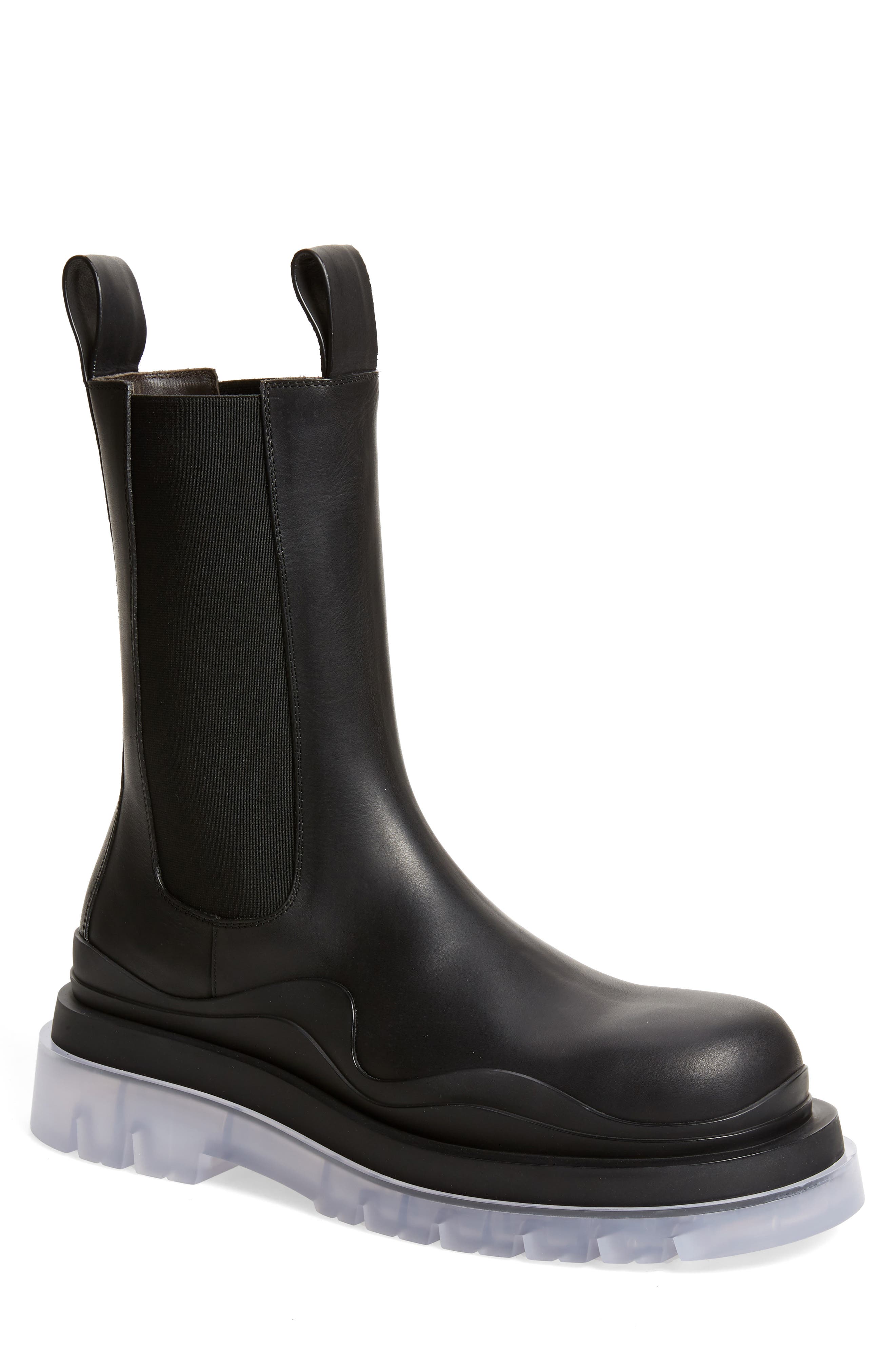 mens clear boots