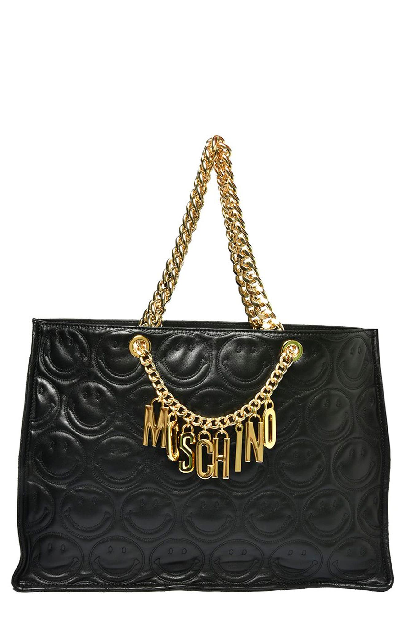 black moschino handbag