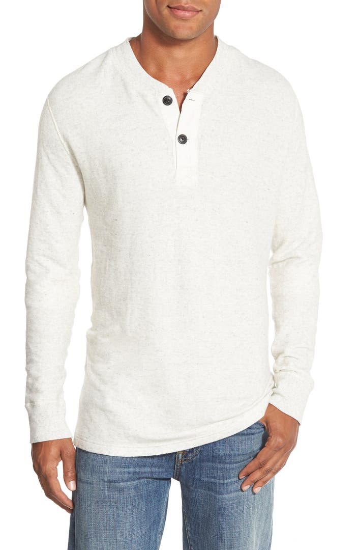 Grayers 'Byron' Double Cloth Cotton Henley | Nordstrom