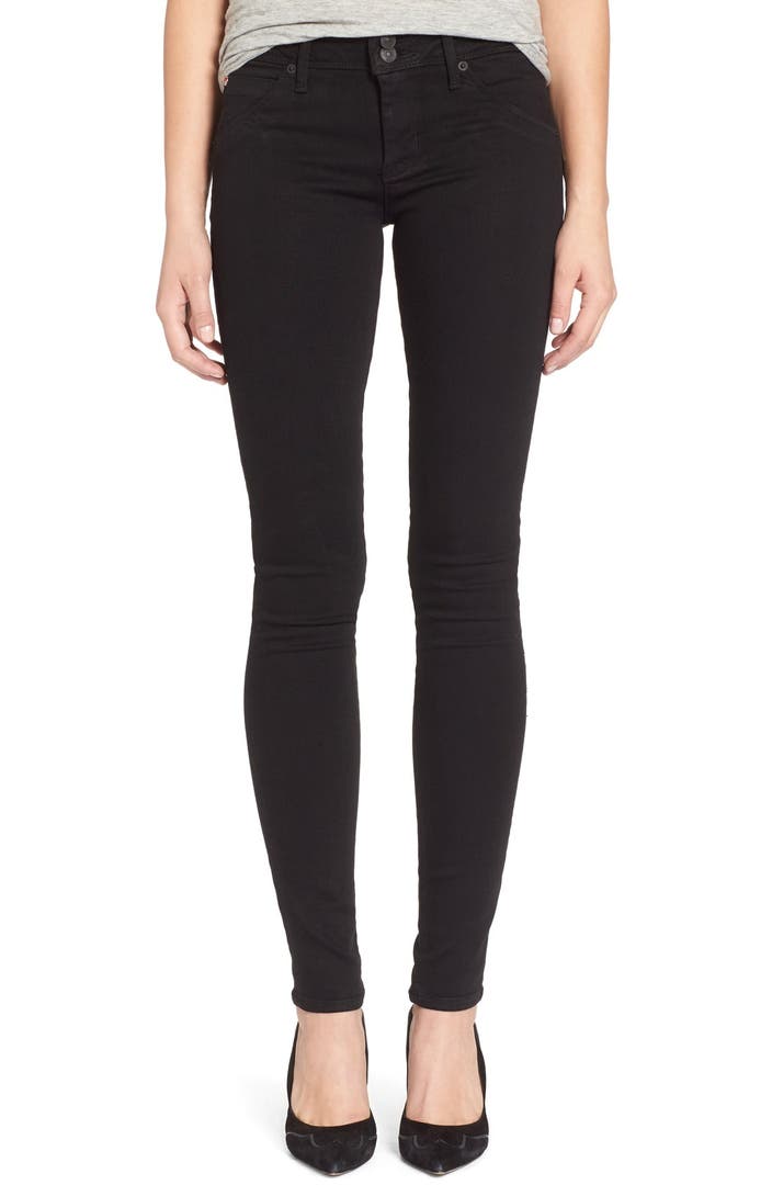Hudson Jeans 'Collin' Supermodel Skinny Jeans (Black) (Long) | Nordstrom