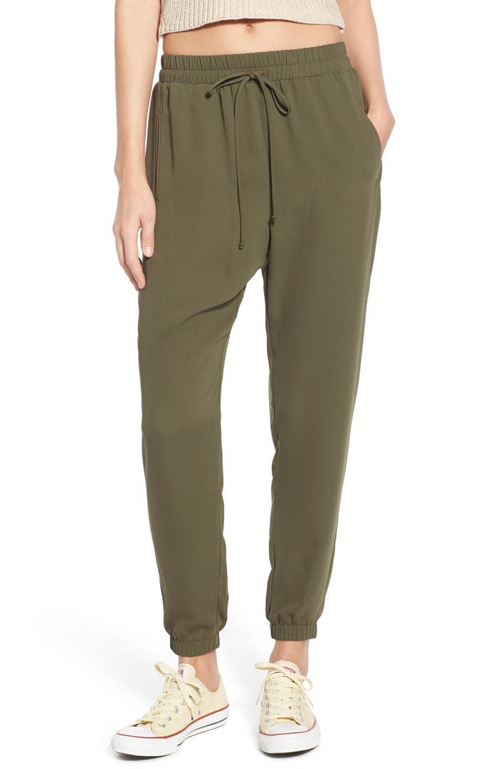 Lush Woven Jogger Pants | Nordstrom