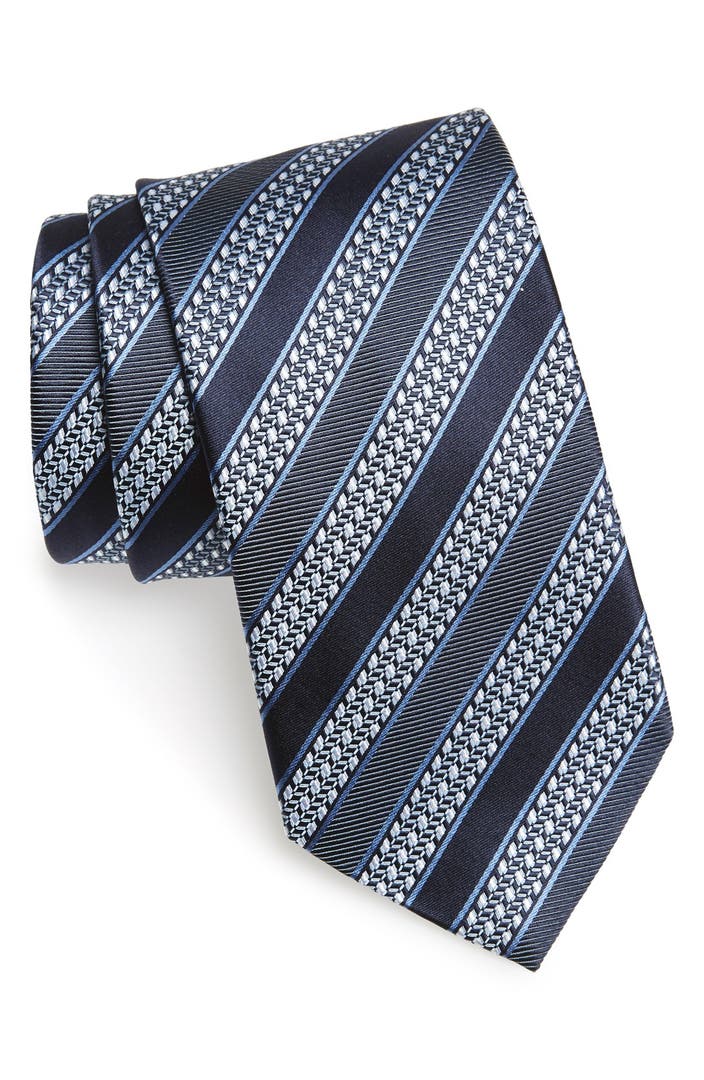 Ermenegildo Zegna Stripe Silk Tie | Nordstrom