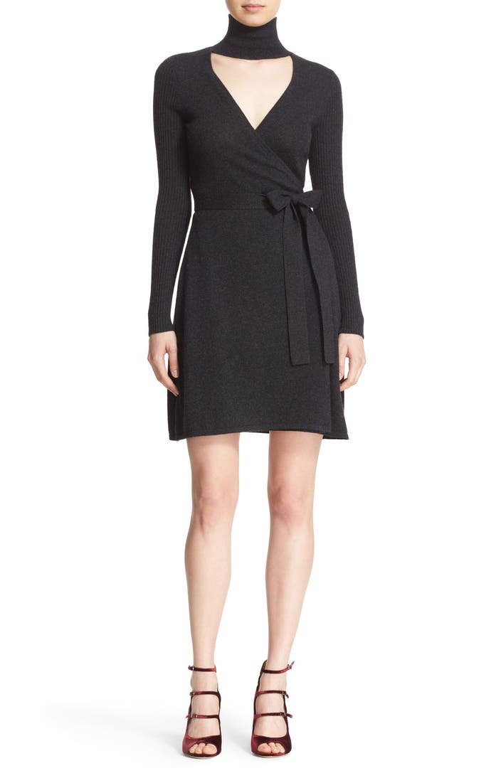 Diane von Furstenberg 'Janeva' Wool & Cashmere Wrap Dress | Nordstrom