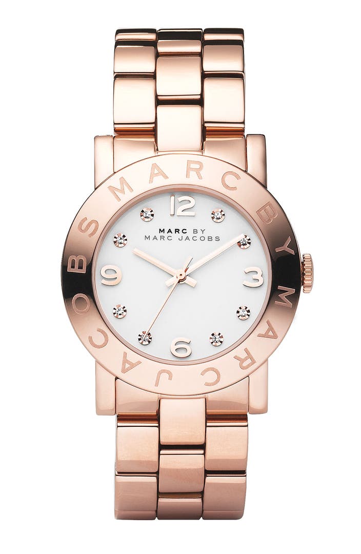 MARC JACOBS 'Amy' Crystal Bracelet Watch, 36mm | Nordstrom