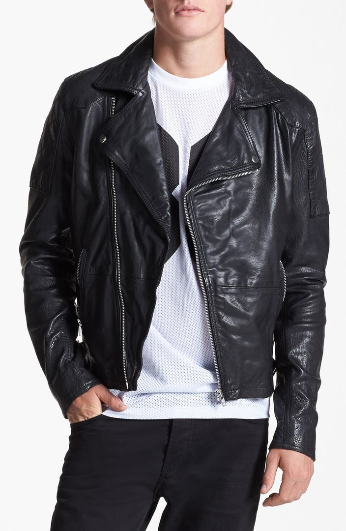 Topman Leather Biker Jacket | Nordstrom