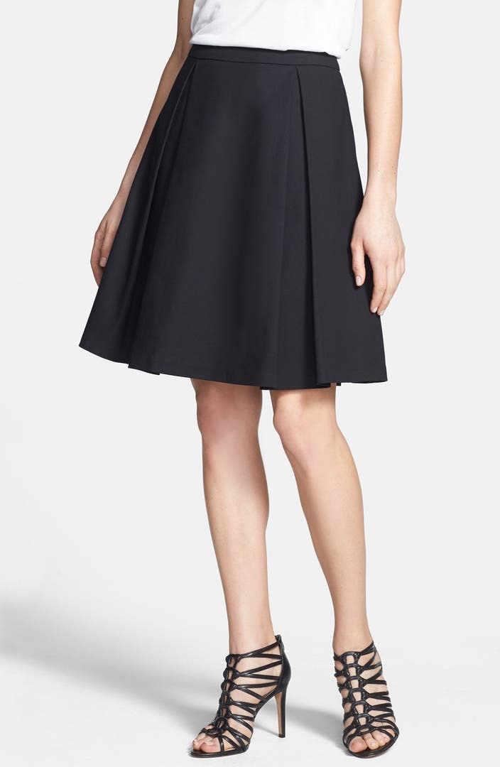 Vince Camuto Pleated A-Line Skirt | Nordstrom
