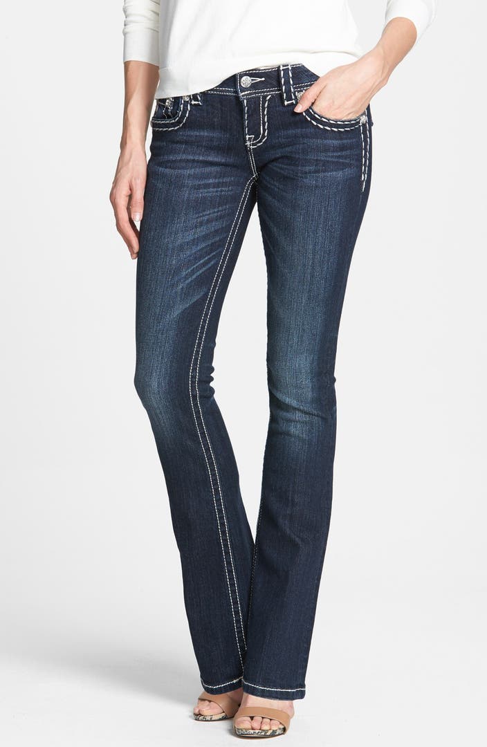 Miss Me Flap Pocket Bootcut Jeans | Nordstrom