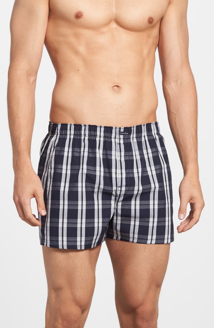 Calvin Klein 'Classic Fit' Woven Boxers (3-Pack) | Nordstrom