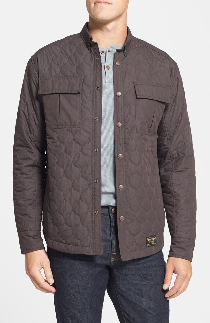 Burton 'Hadley' DRYRIDE Quilted Shirt Jacket | Nordstrom