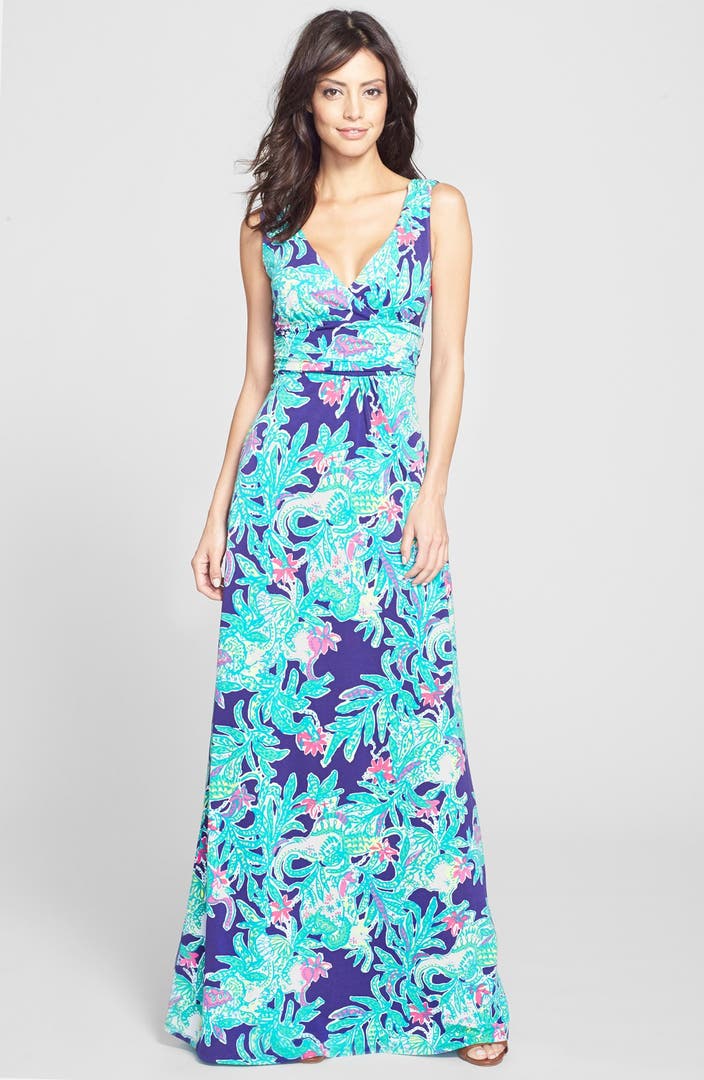 Lilly Pulitzer® 'Sloane' Stretch Cotton Maxi Dress | Nordstrom