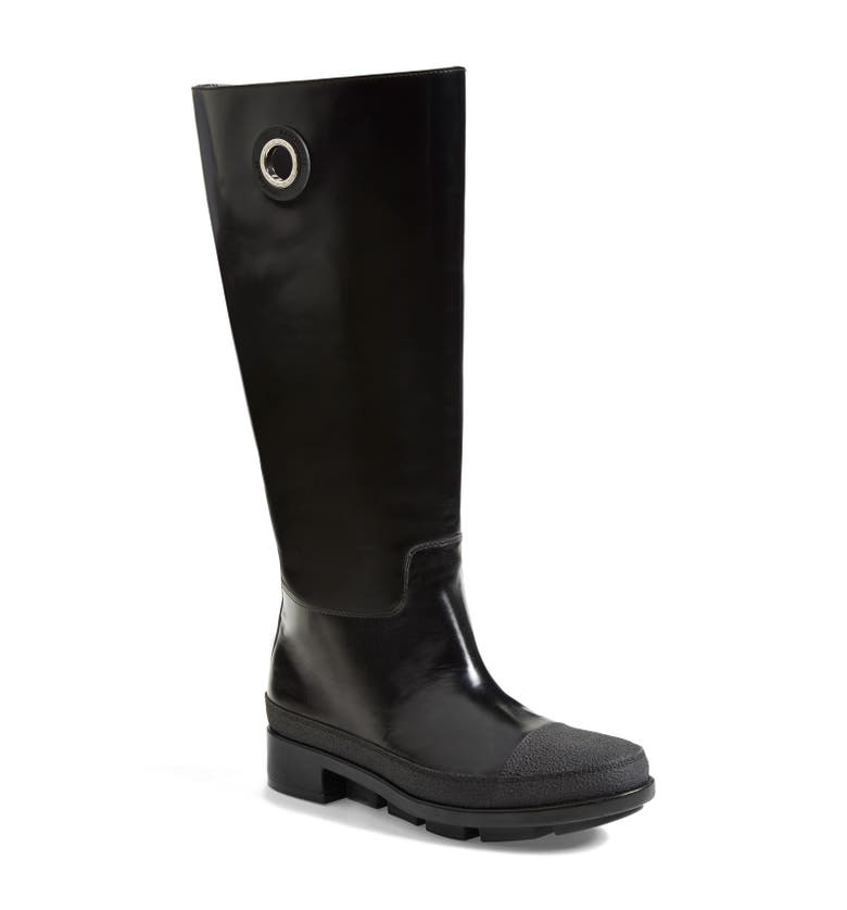 Balenciaga Calfskin Leather Rain Boot (Women) | Nordstrom