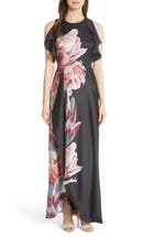 Ted Baker London 'Electric Daydream' Print Pleated Maxi Dress | Nordstrom