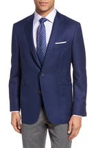 Canali Classic Fit Solid Wool Blazer | Nordstrom