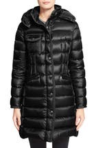 Moncler 'Bellette' Lacquer Down Coat with Genuine Fox Fur Ruff | Nordstrom