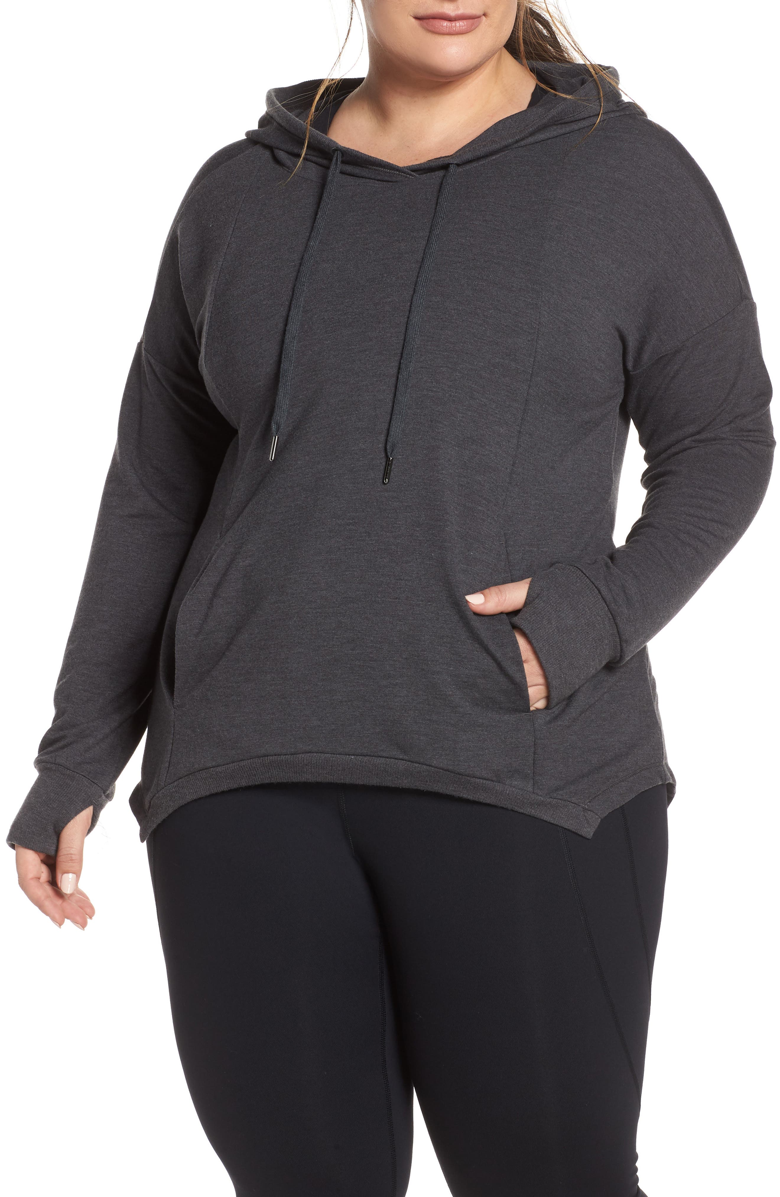 Plus Size Shape Activewear Getaway Cropped Hoodie