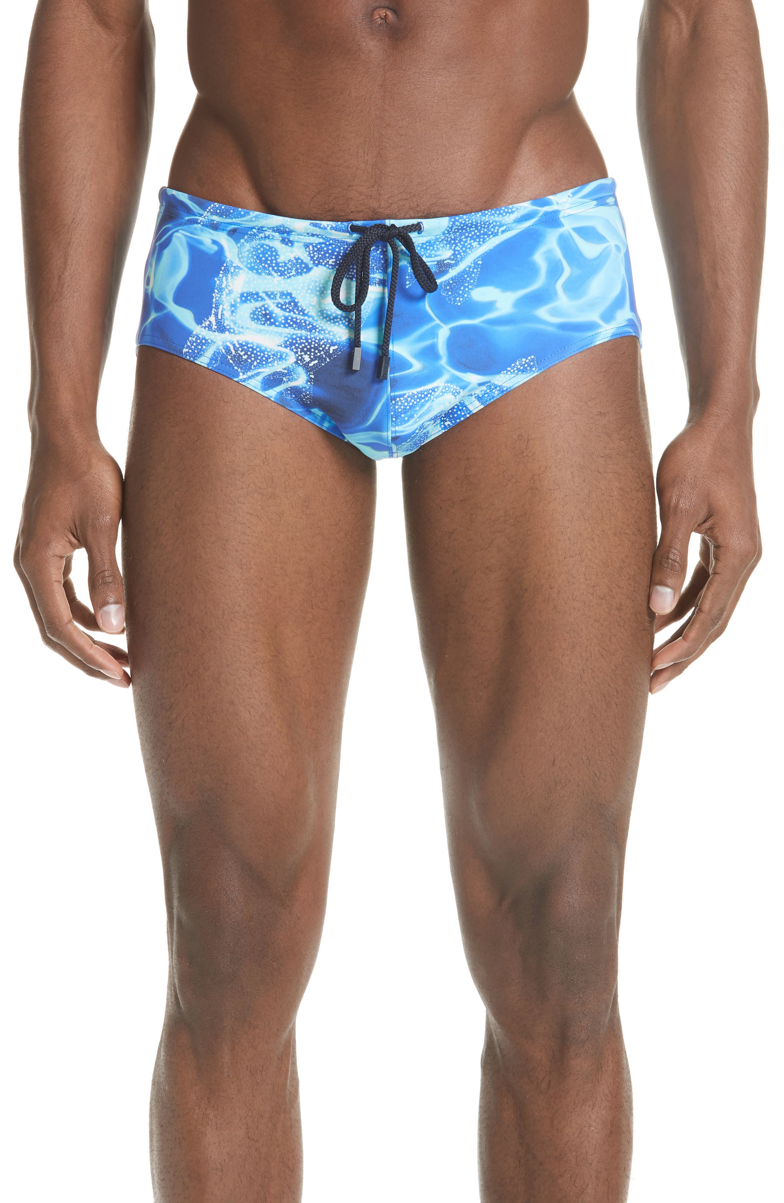 Vilebrequin Splash Jersey Swim Briefs, Blue