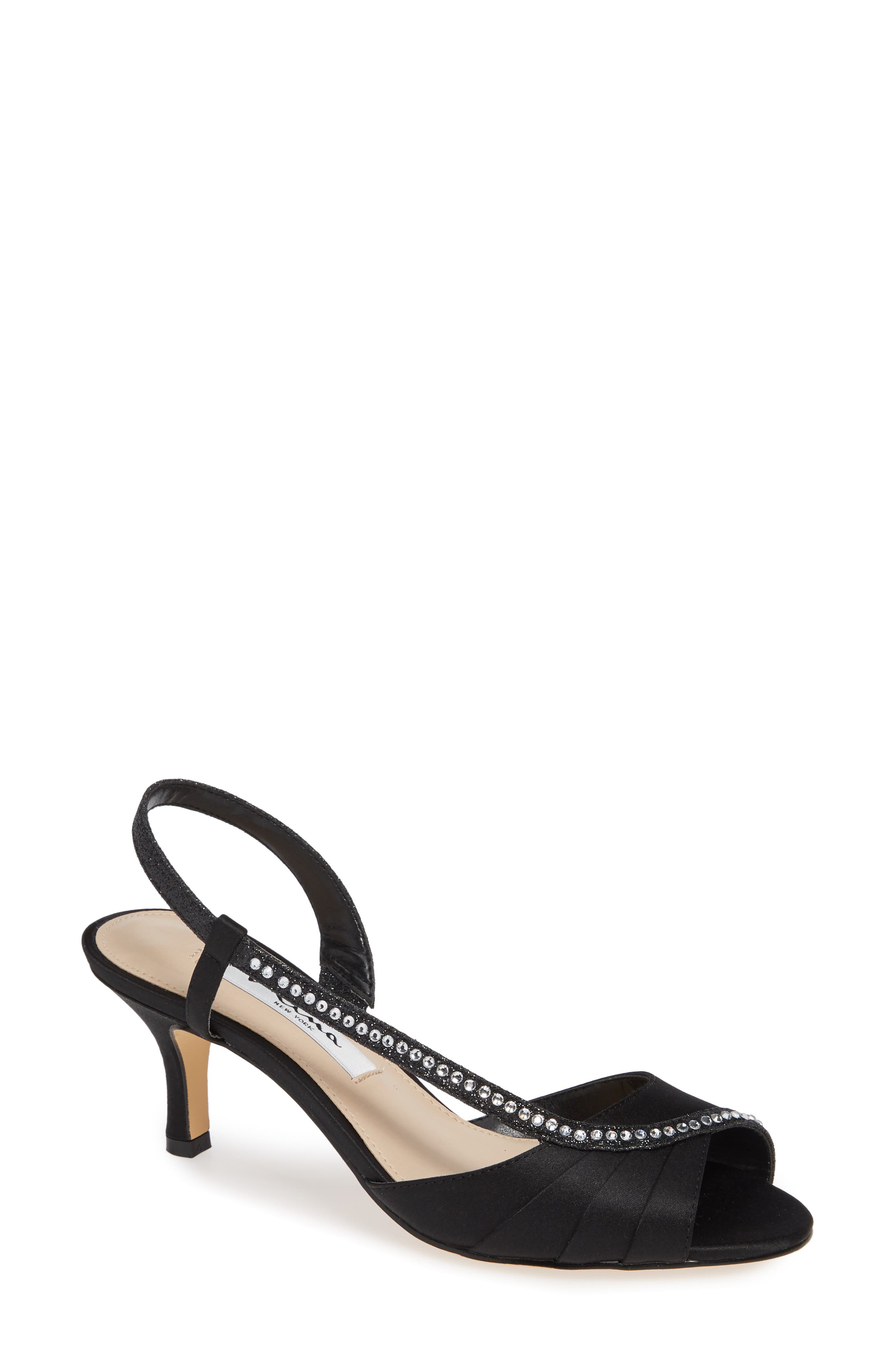 UPC 716142064779 product image for Women's Nina Cabell Slingback Sandal, Size 9 M - Black | upcitemdb.com