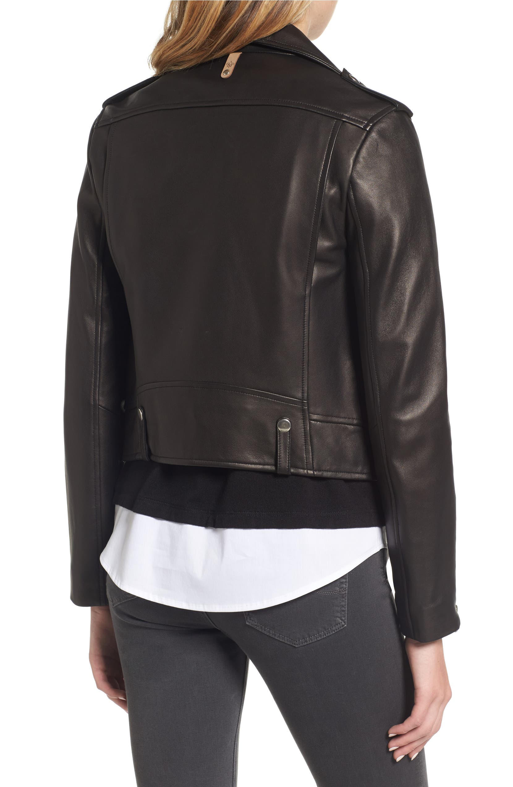 Mackage Baya Leather Moto Jacket Nordstrom