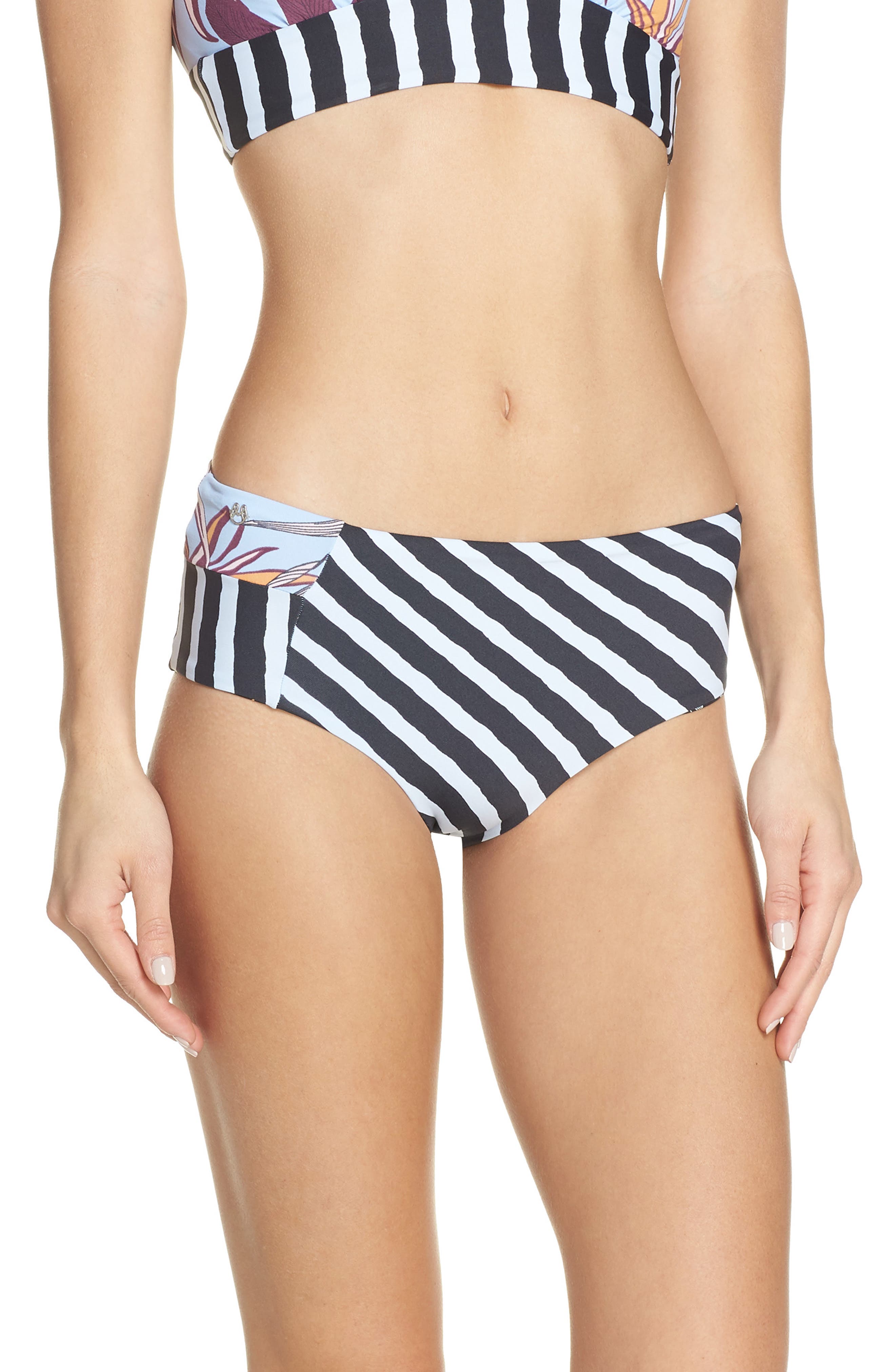 Maaji Gimme Brigadeiros Reversible Bikini Bottoms, Black
