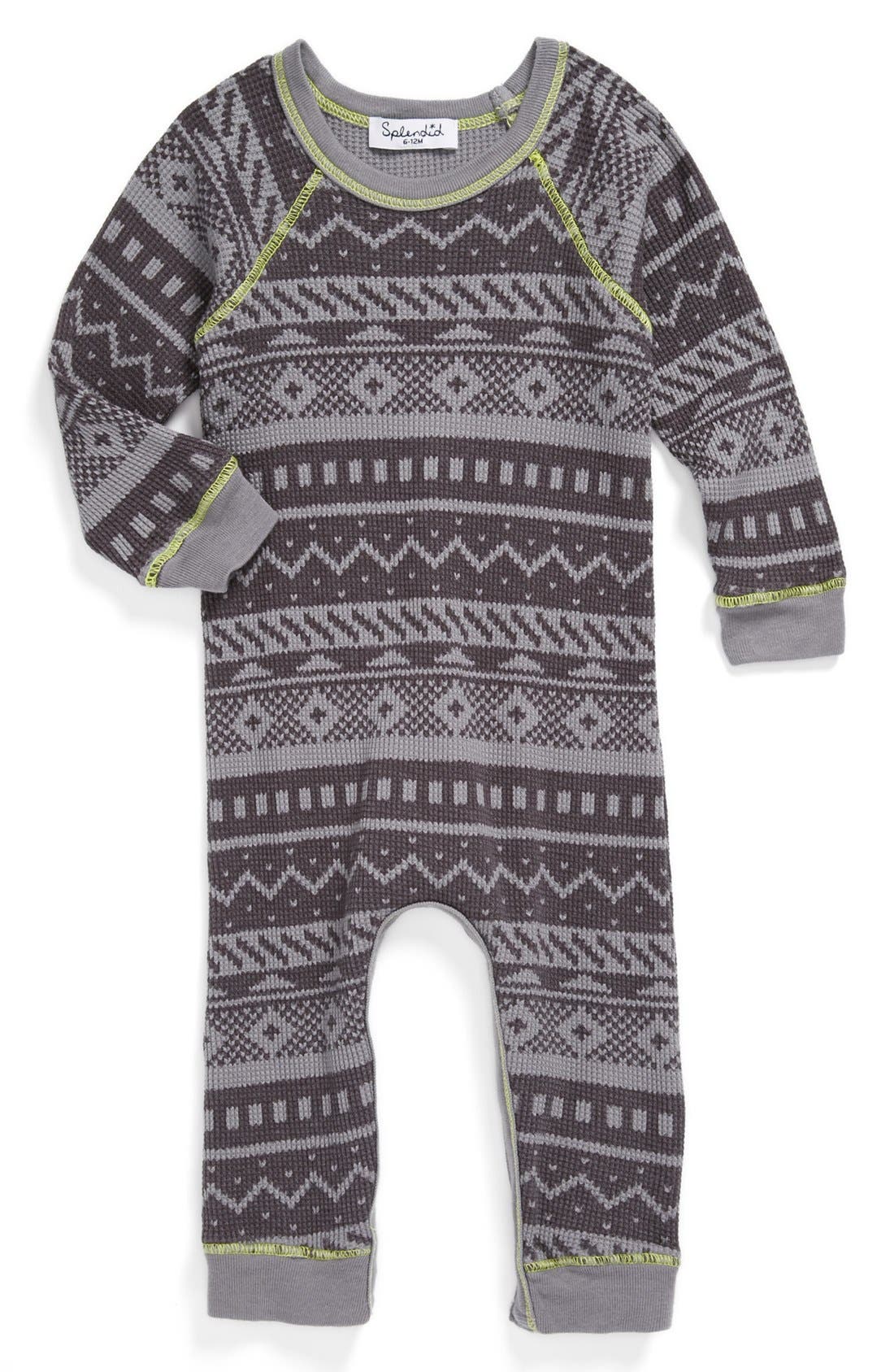 Splendid Knit Romper (Baby Boys) Nordstrom