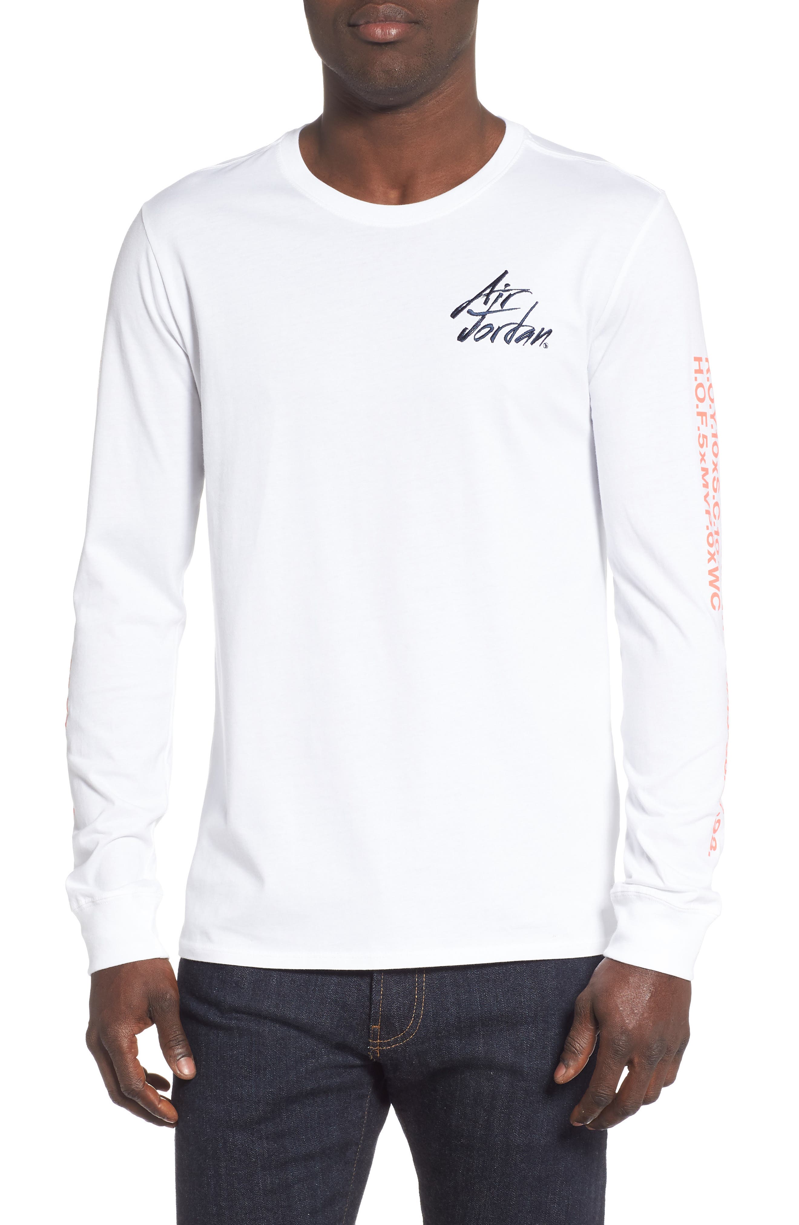 Nike Jordan Jsw Greatest Graphic T-Shirt White