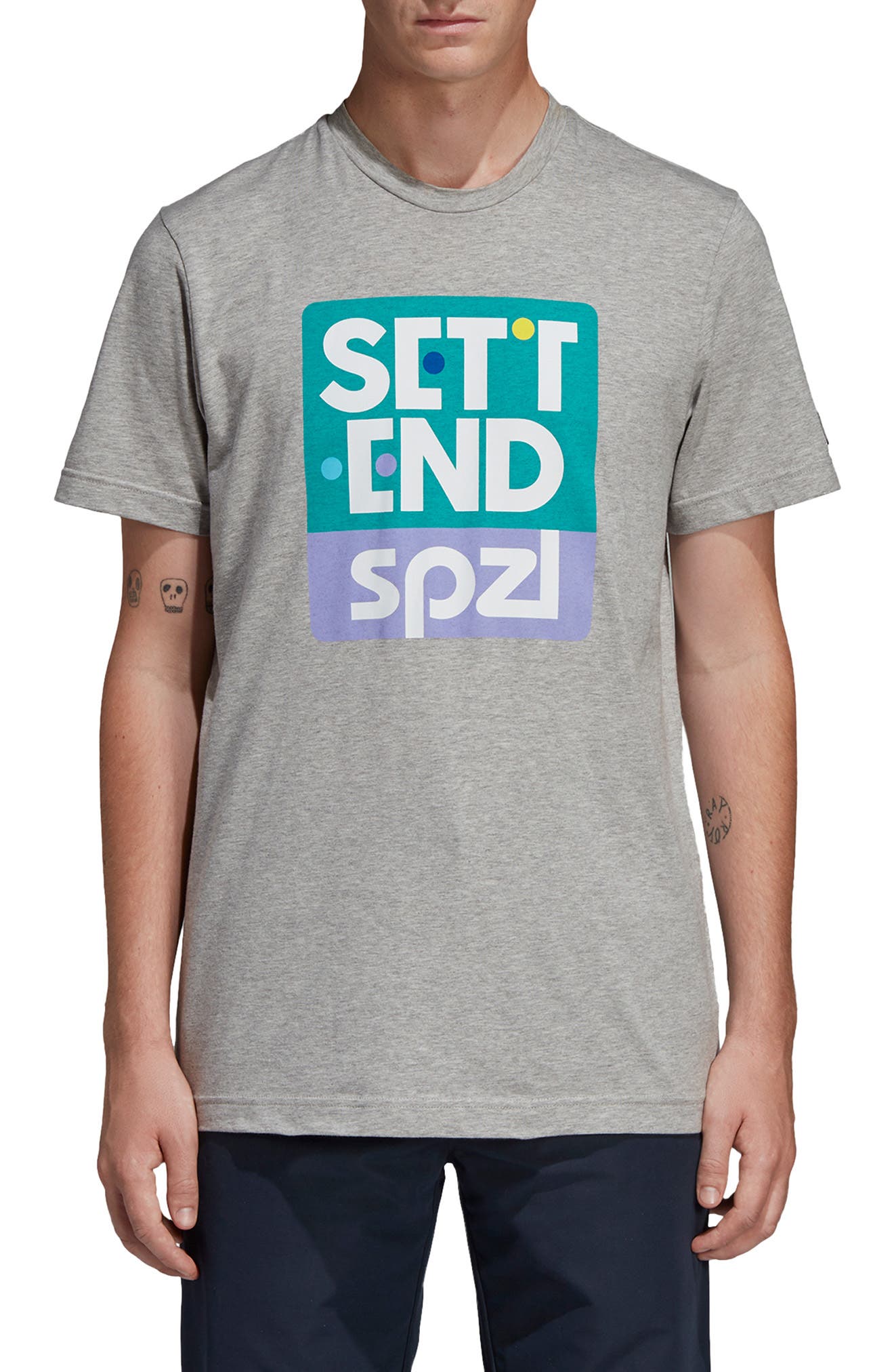 Adidas Originals Spezial Graphic T-Shirt, Grey