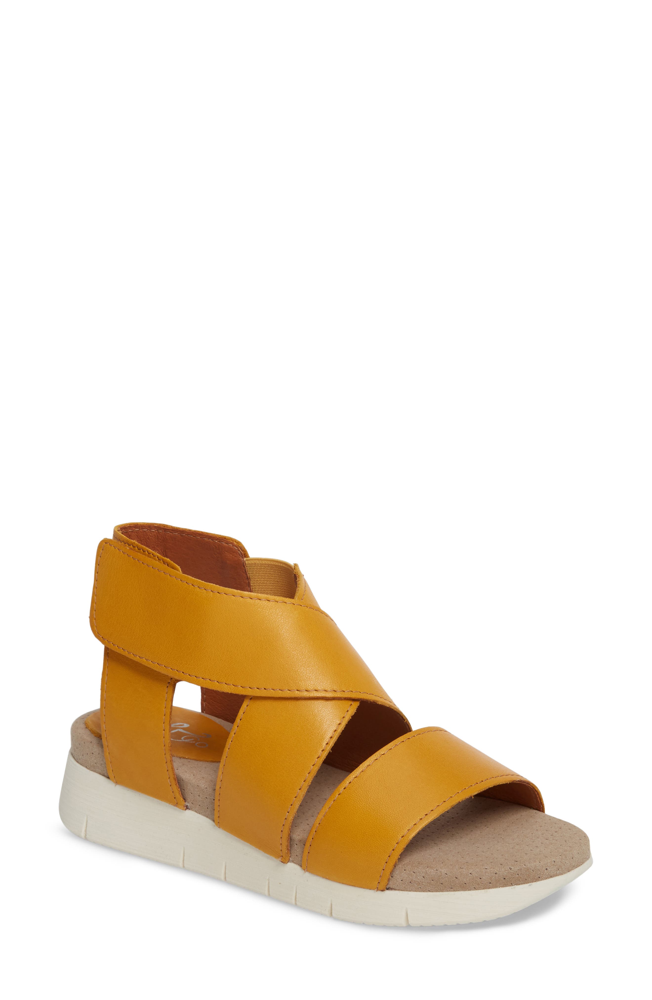 Bos. & Co. Piper Wedge Sandal - Yellow