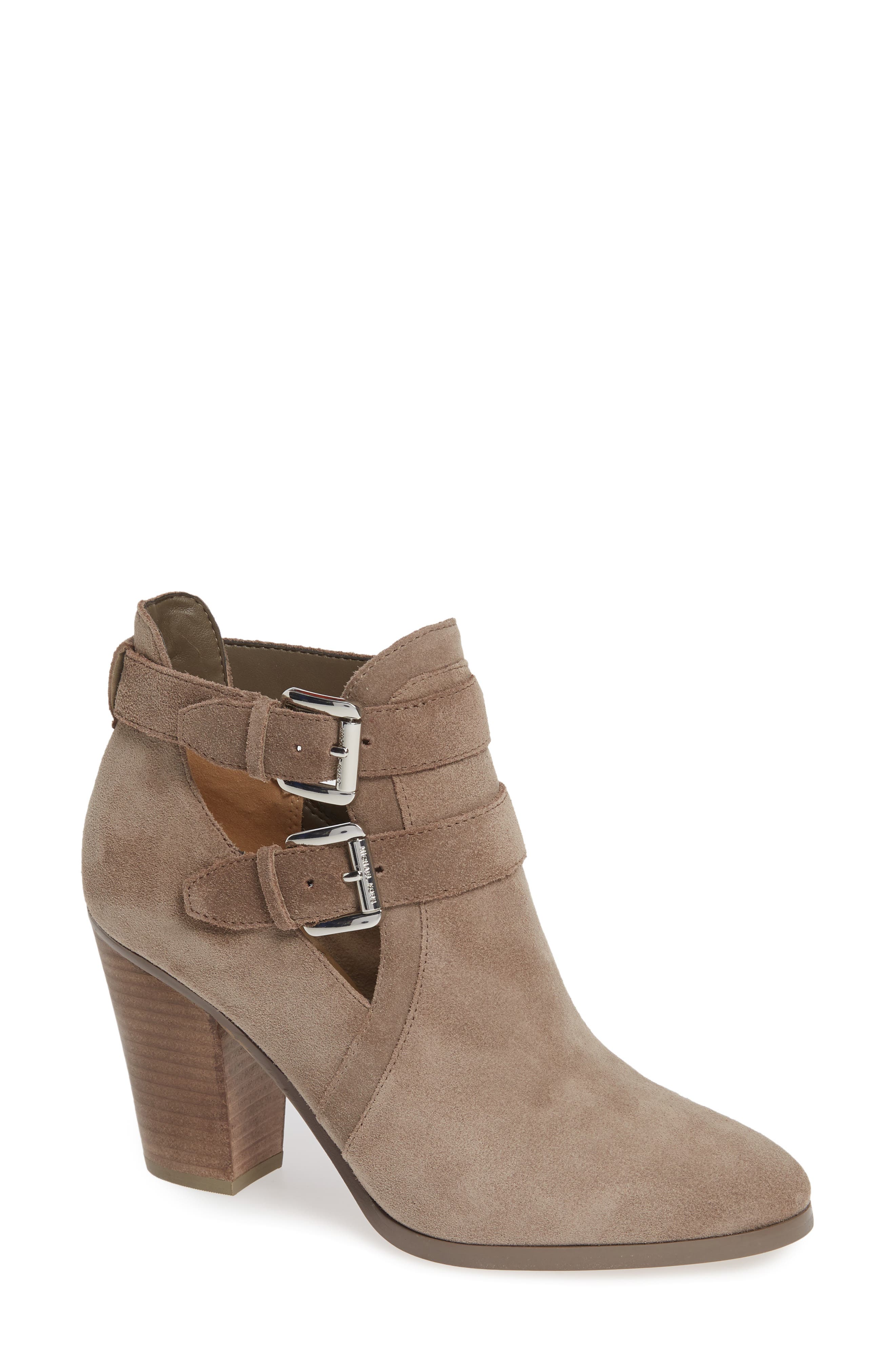 michael kors walden leather bootie