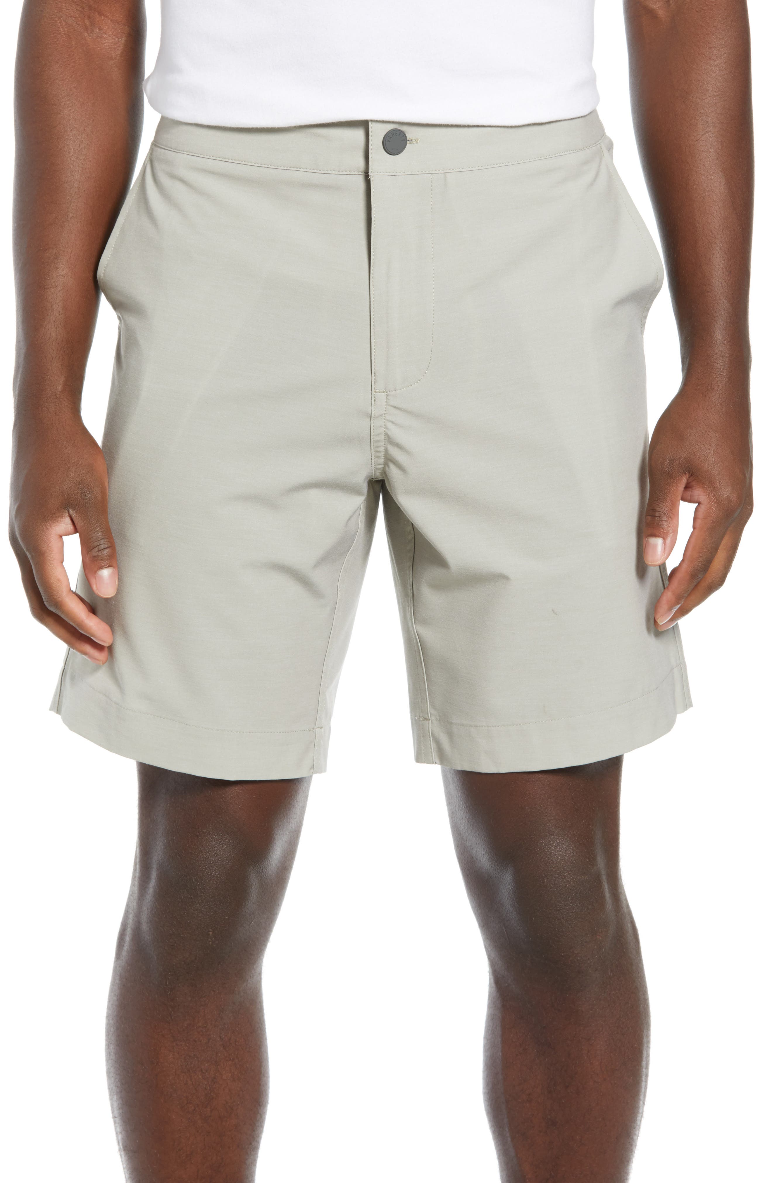 Faherty All Day Flat Front Shorts, Beige
