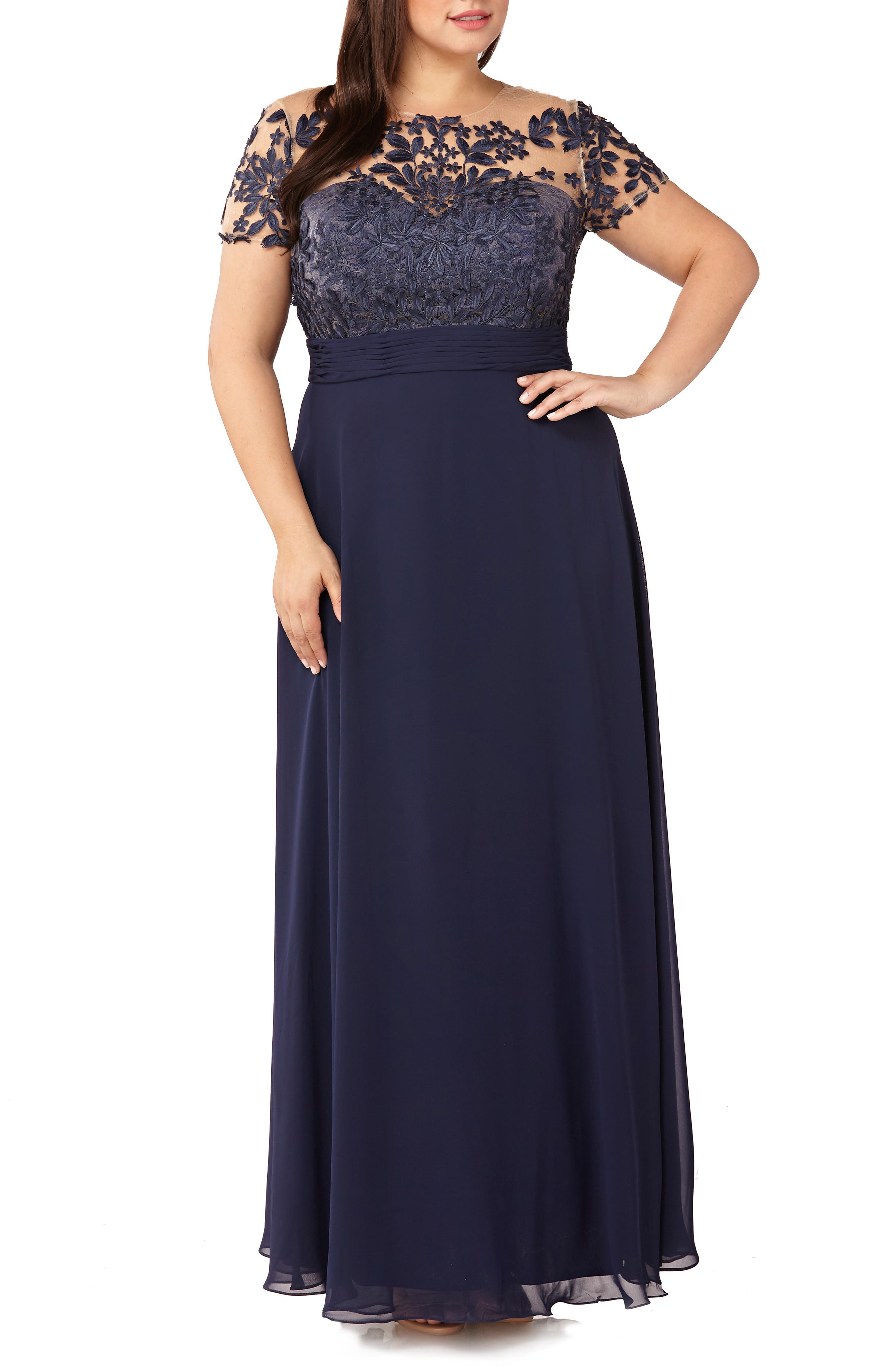js collections navy gown