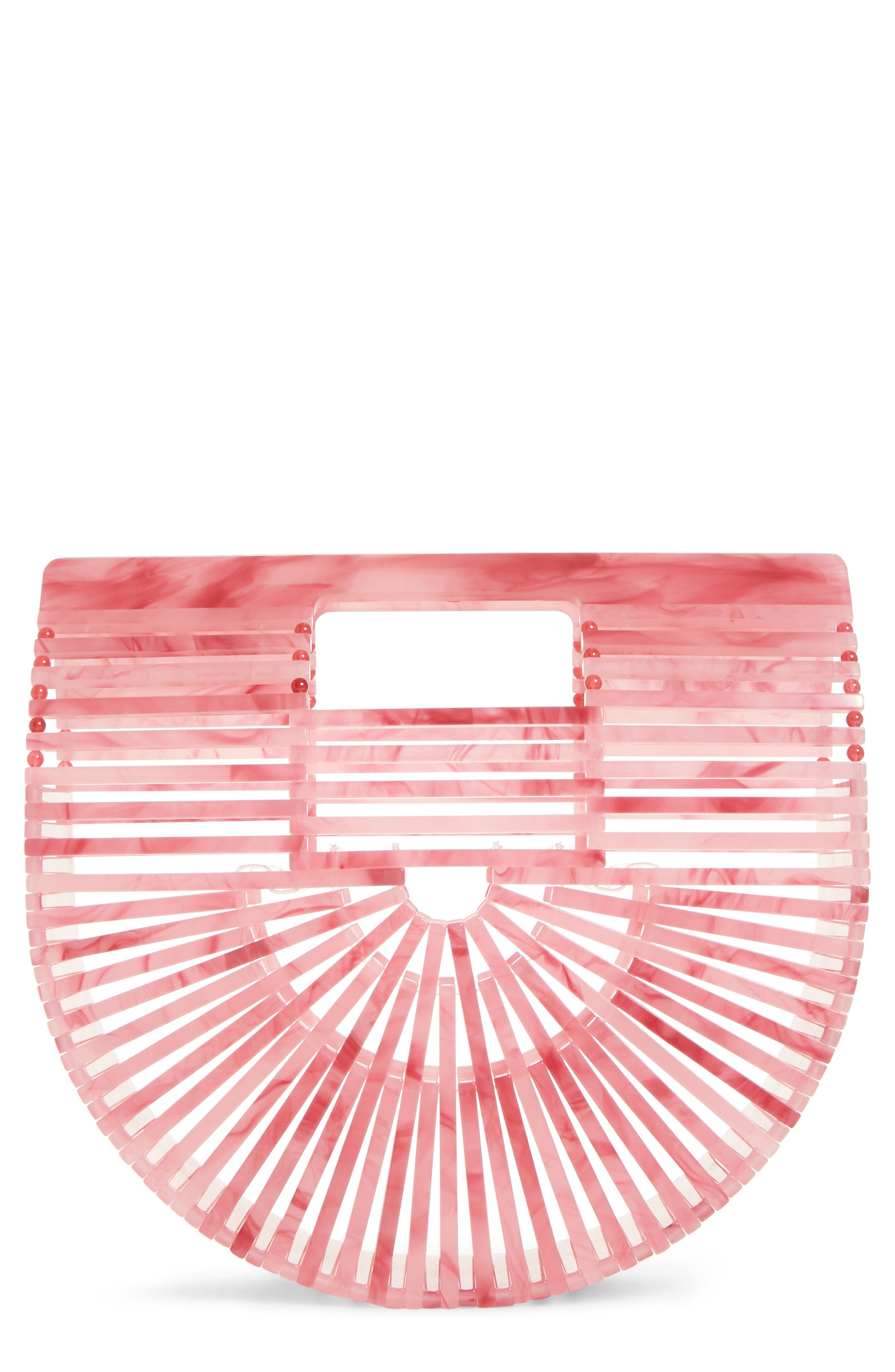 CULT GAIA Mini Ark Handbag, Main, color, CHQ CHERRY QUARTZ