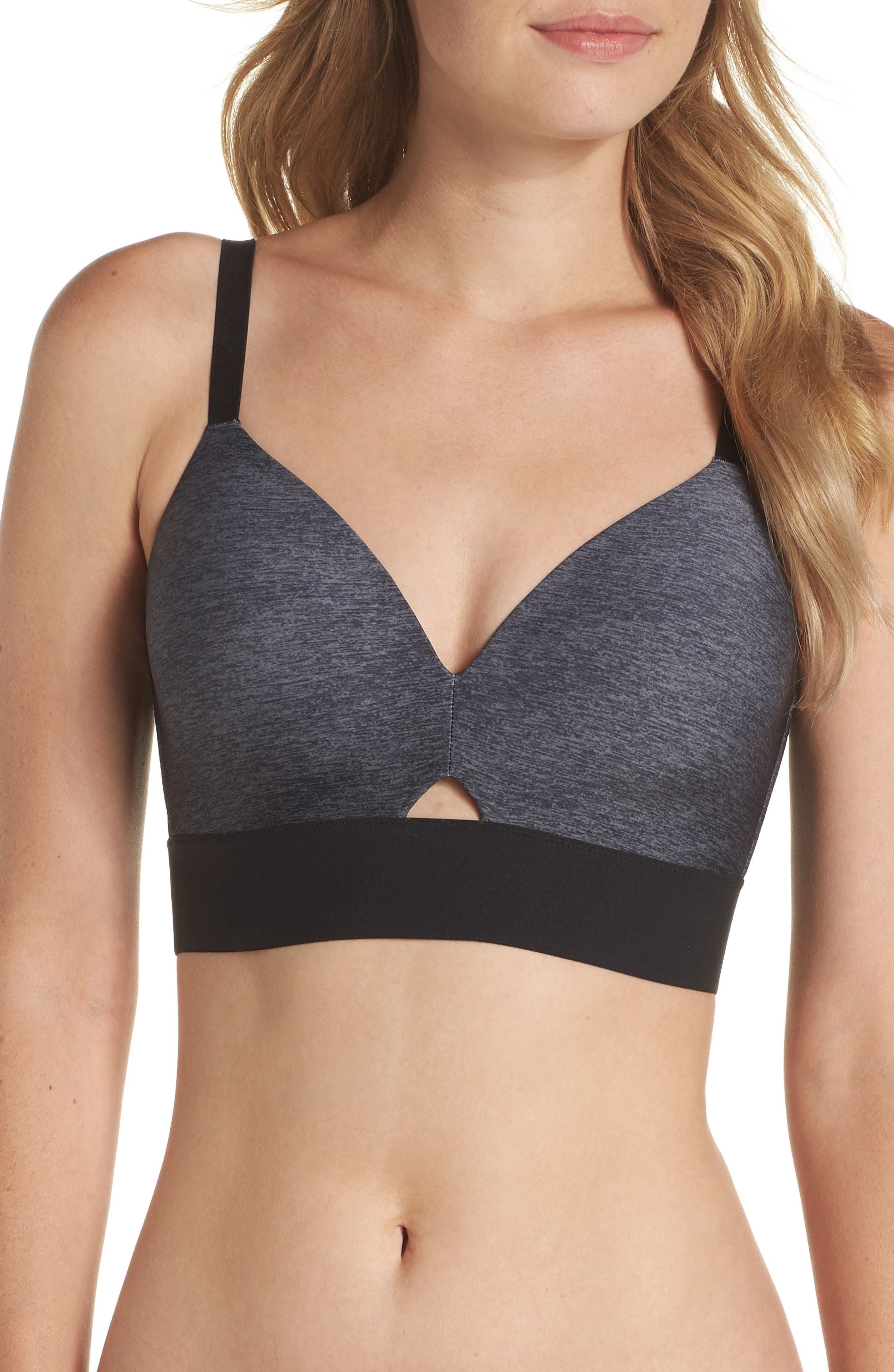 Spanx Workout To Waves Mesh Panel Sports Bra