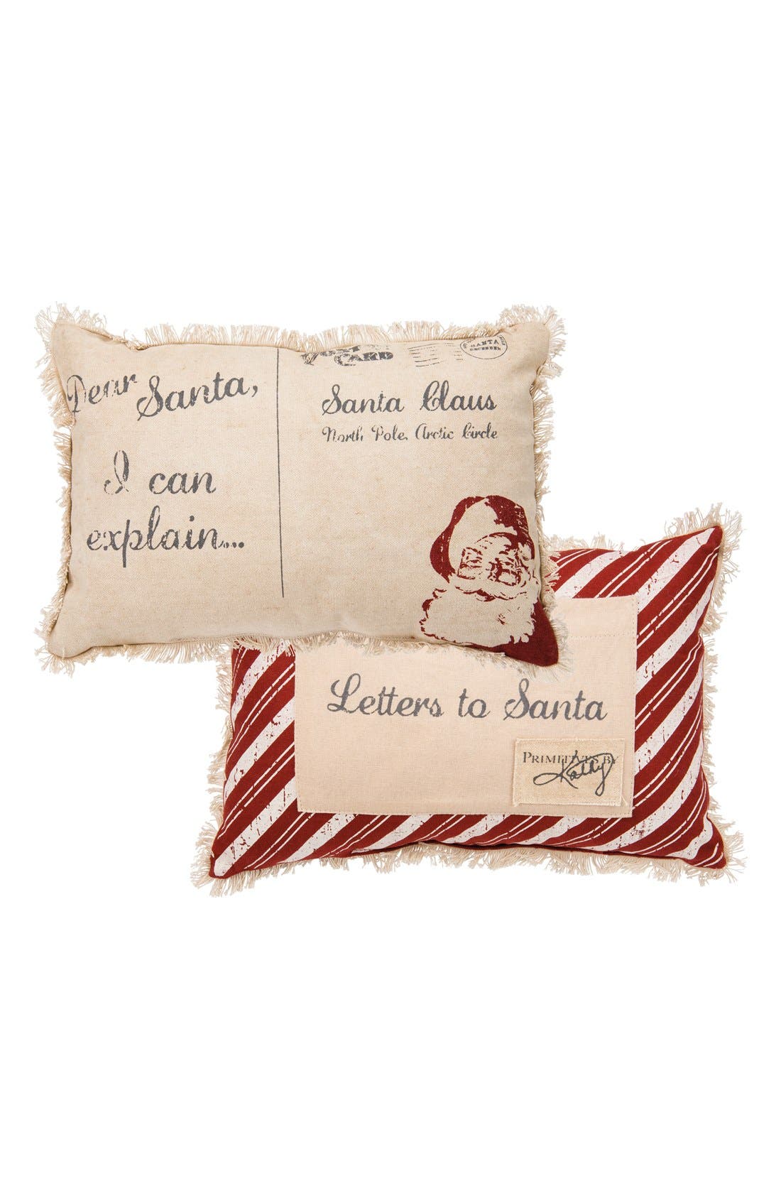 UPC 883504282222 product image for Primitives by Kathy 'Dear Santa' Pillow - Red | upcitemdb.com